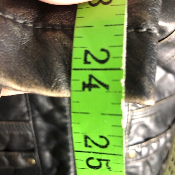 - Womens Bronze/Brown Faux Leather Jacket.SizeMedium - Picture 5 of 8